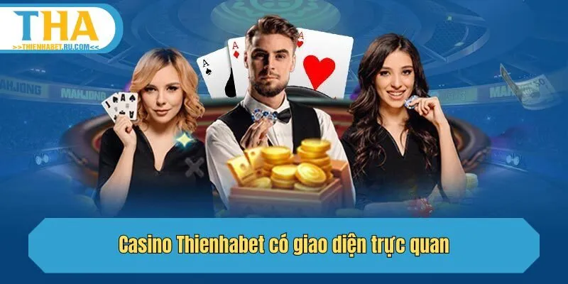 Casino Thienhabet có giao diện trực quan